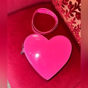 Pink Heart Mini Handbag